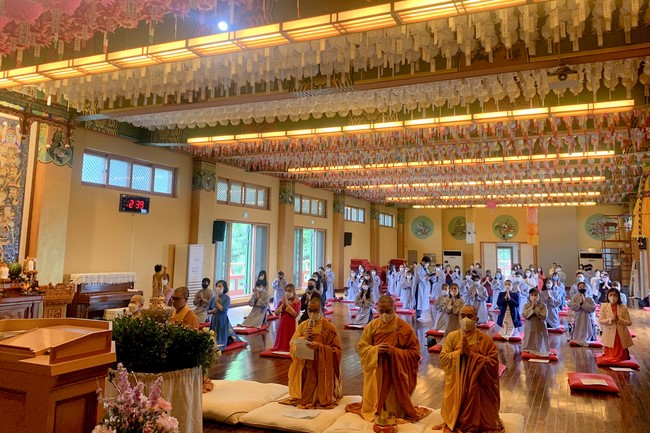 The Vesak Great Ceremony at Hoang Phap Temple in Jeonju City - South Korea